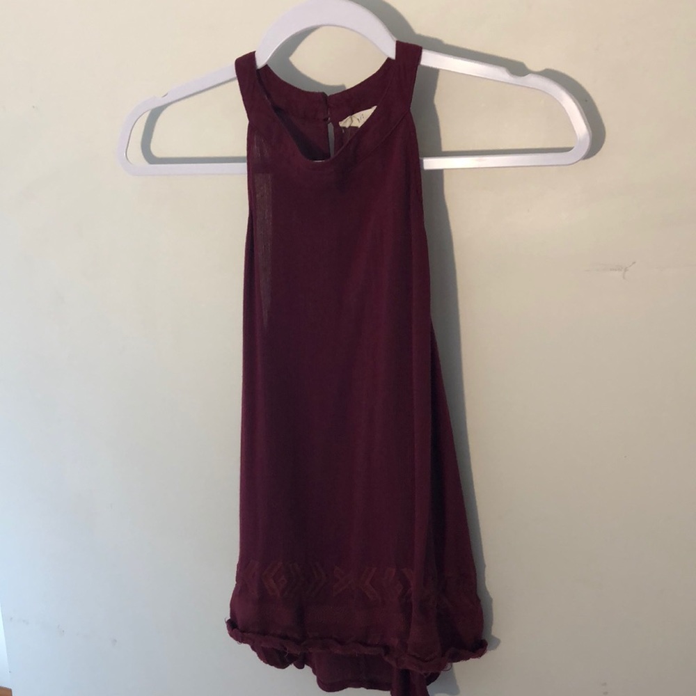 Maroon Top